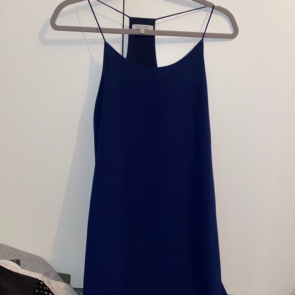 Navy mini dress